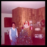 Emogene at Sherri's at Christmas 1983