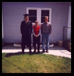 Graduating Justin at the farm