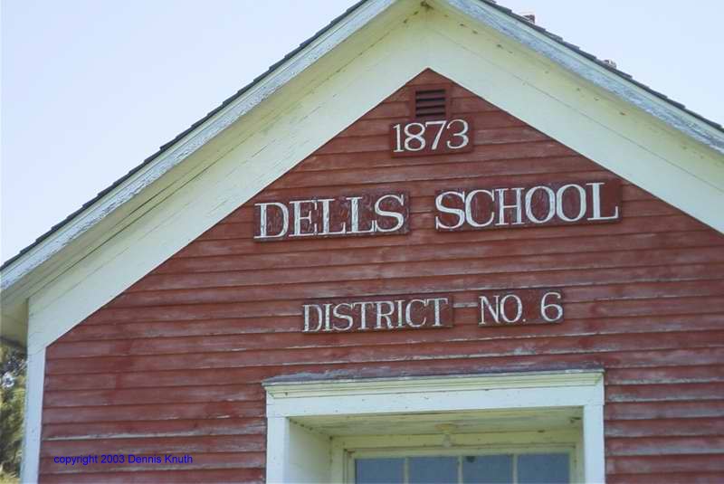 1873 Dells School part of the Dells Mill Museum