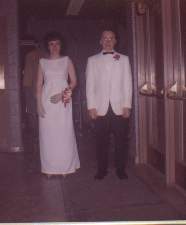 Entering the Augusta Wisconsin Prom Court in 1965