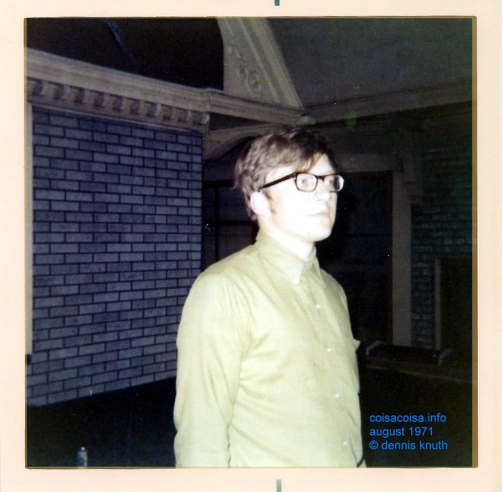 Dennis Knuth in Milwaukee 1971 visiting lois lee