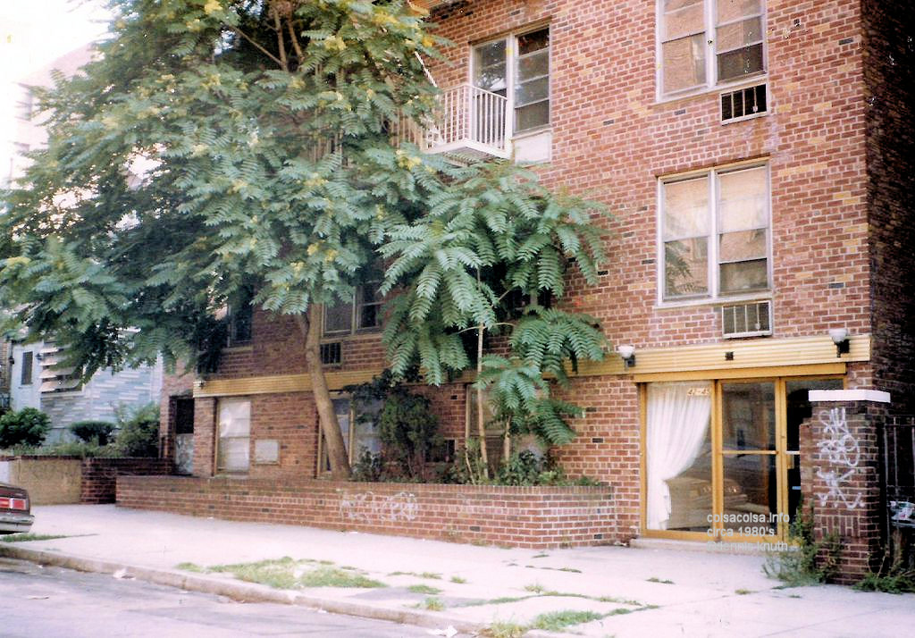 Helton's first New York apartment on Judge Street in Queens