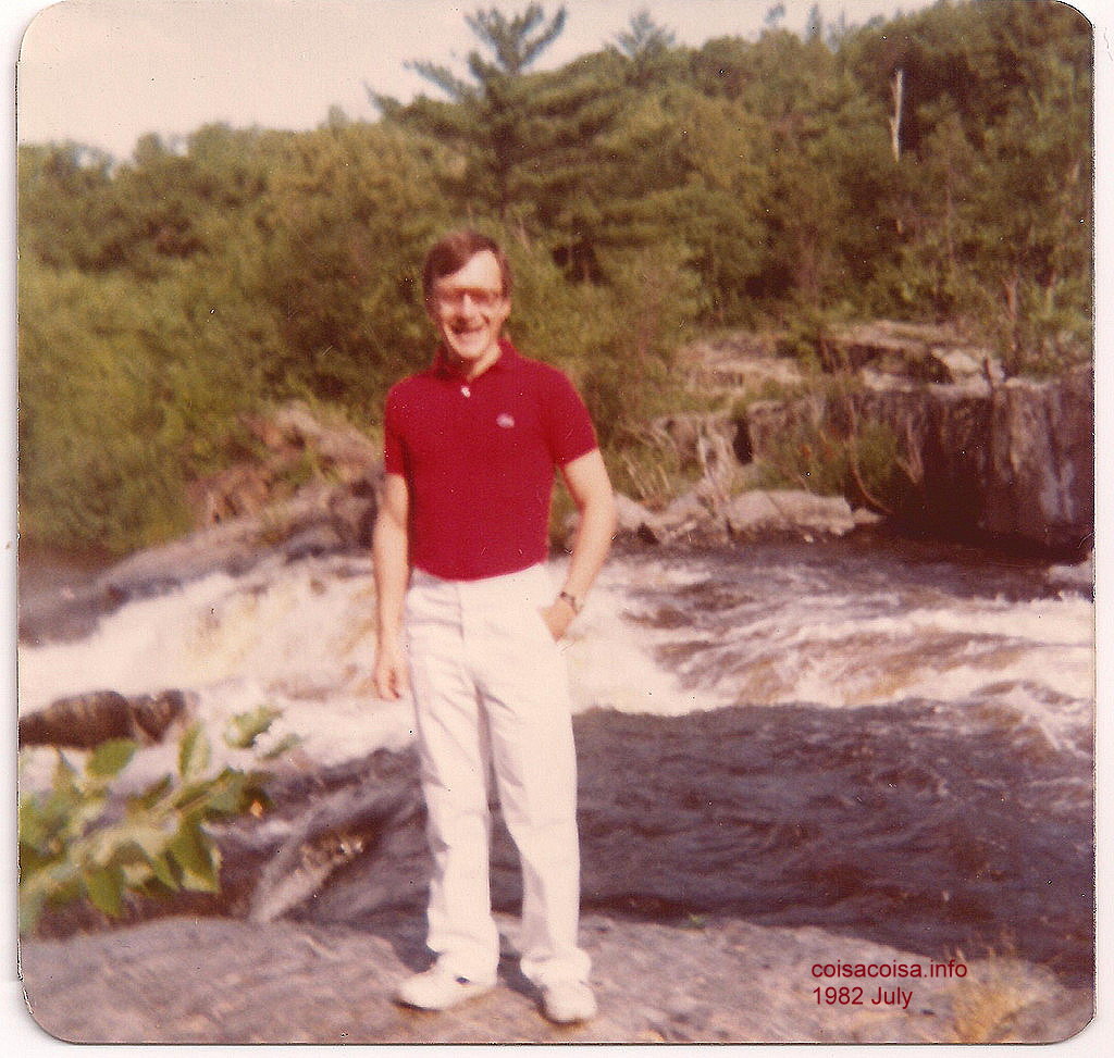 Dennis Depaulo at Big Falls in1982