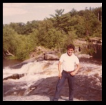 Helton Knuth at Big Falls in Fall Creek Wisconsin