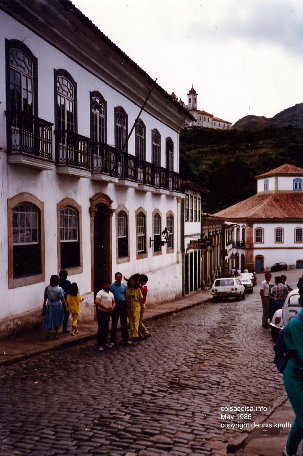 The 19th Century buildings of Ouro Preto with the Moreira Family