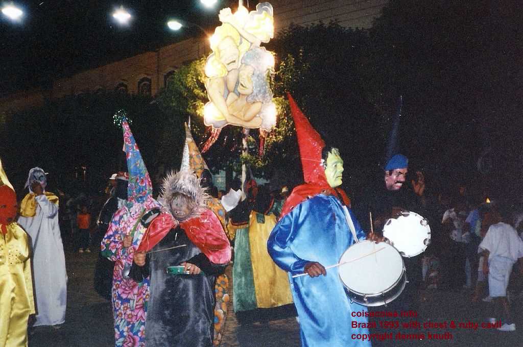 Samba School in Oliveira Carnival 1993
