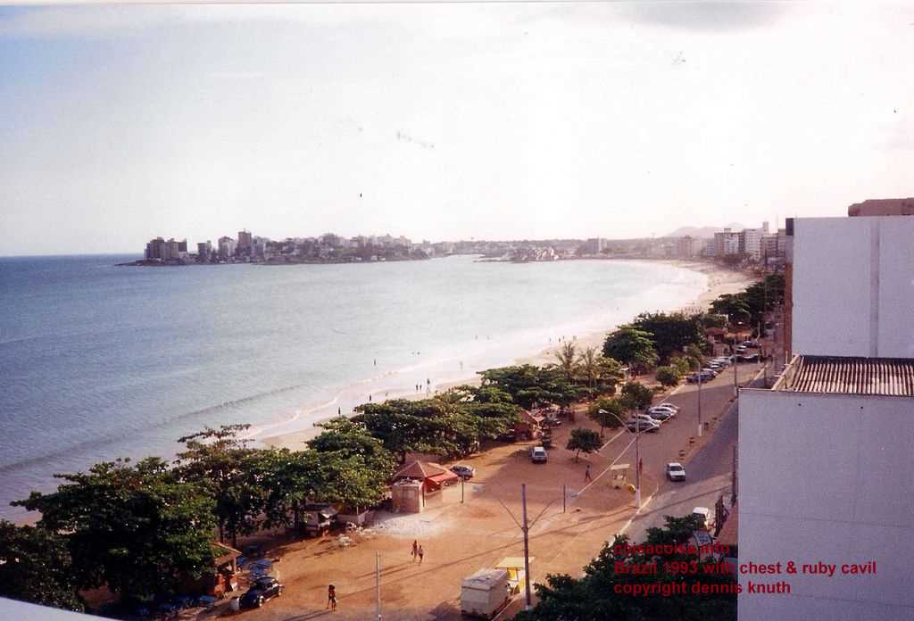View from our Guarapari hotel