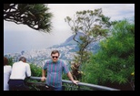 Dennis on Corcovado overlooking the city