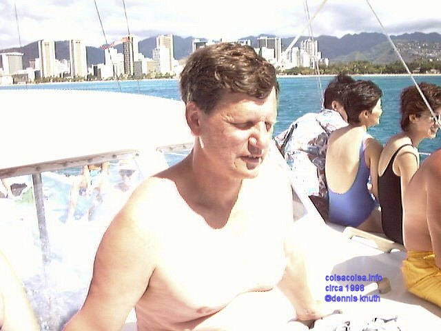 Tom Edward Randall in Hawaii in 1998