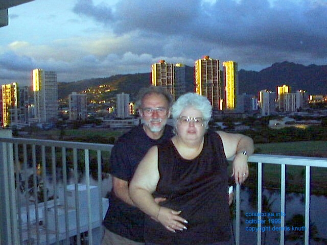 From our balcony at 444 Nahua 1999 Wikiki