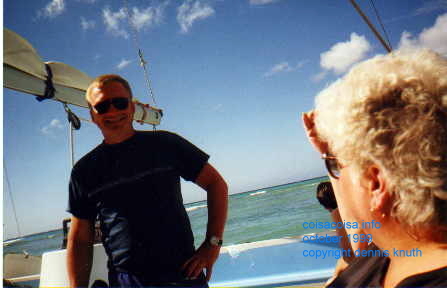 Dennis and Glow on Board to a Sailing Adventure in Hawaii