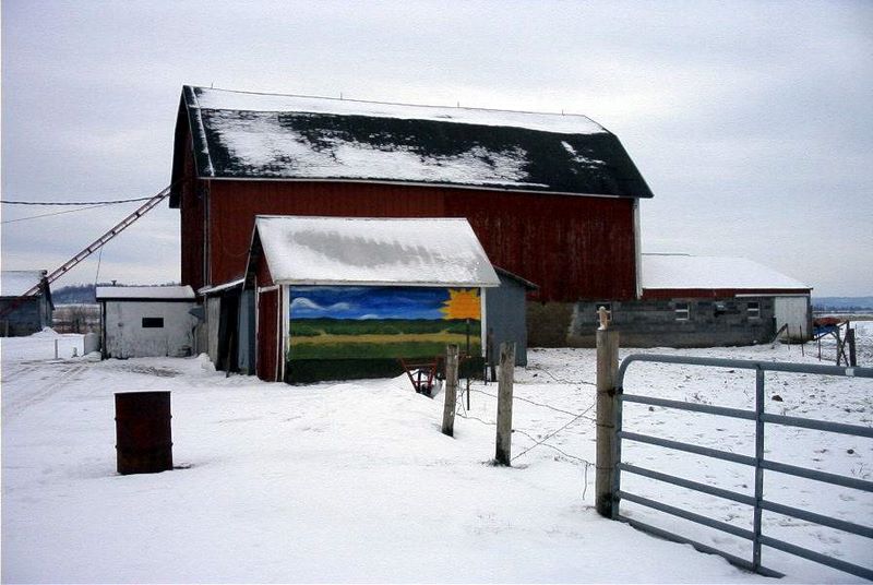 Matt Anderson of Durand painted this barn