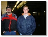 Nathan and Jared February 26 2000 in NY on their way to Brazil in the Subway