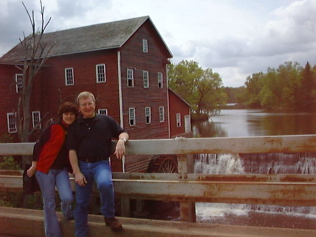 Rose and Dennis at the Dells Mill