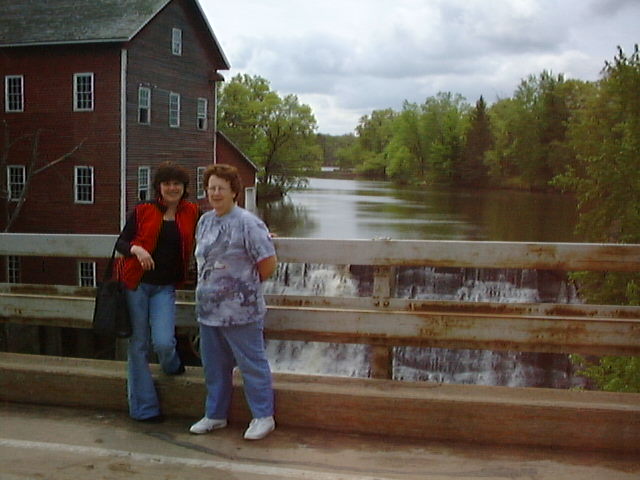 May 12 2000 Rose and Ardith Knuth at the Dells Mill