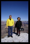 Janine and Dennis at the Grand Canyon rim