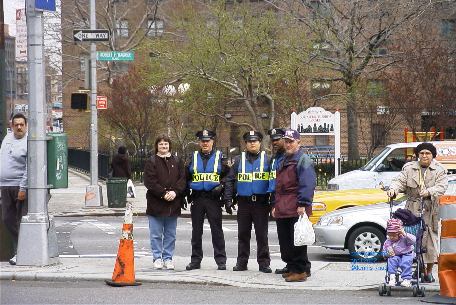 New York City cops with Sherri and Gary