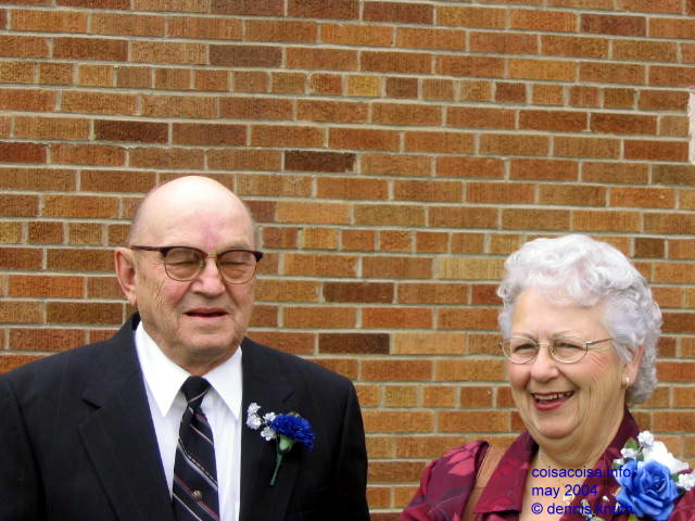 John Knuth and Ardith Knuth, Grandpa and Grandma of the Groom