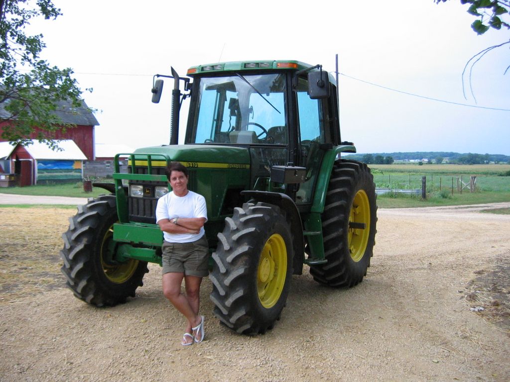 Norma and the John Deere