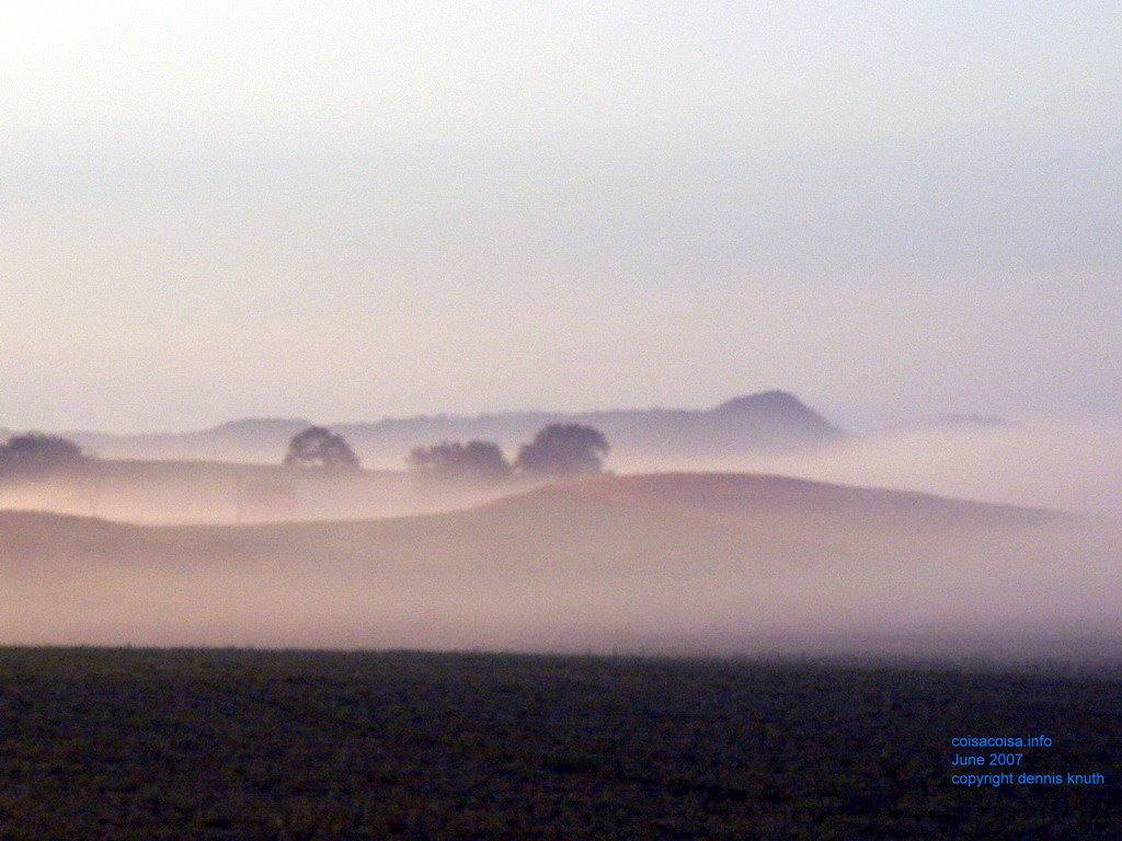 Early morning fog in Wisconsin