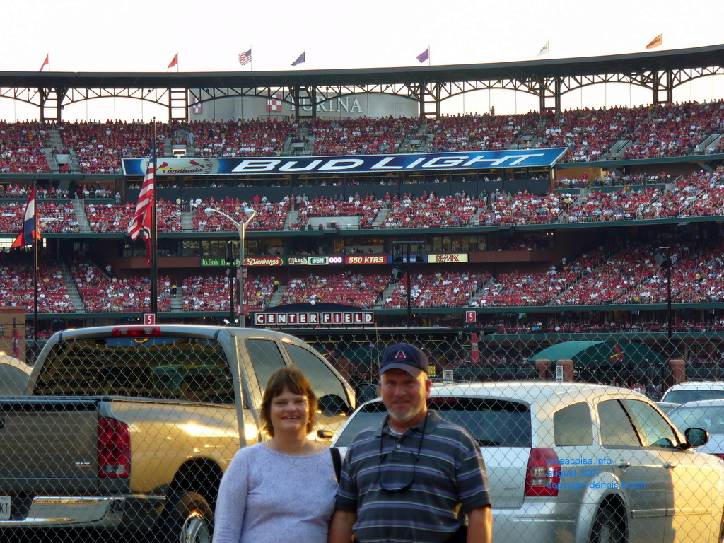Sherri and Gary at Busch Stadium