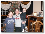 Grandmother Sherri Donadean and her two Grand Children Kelsey and Jared