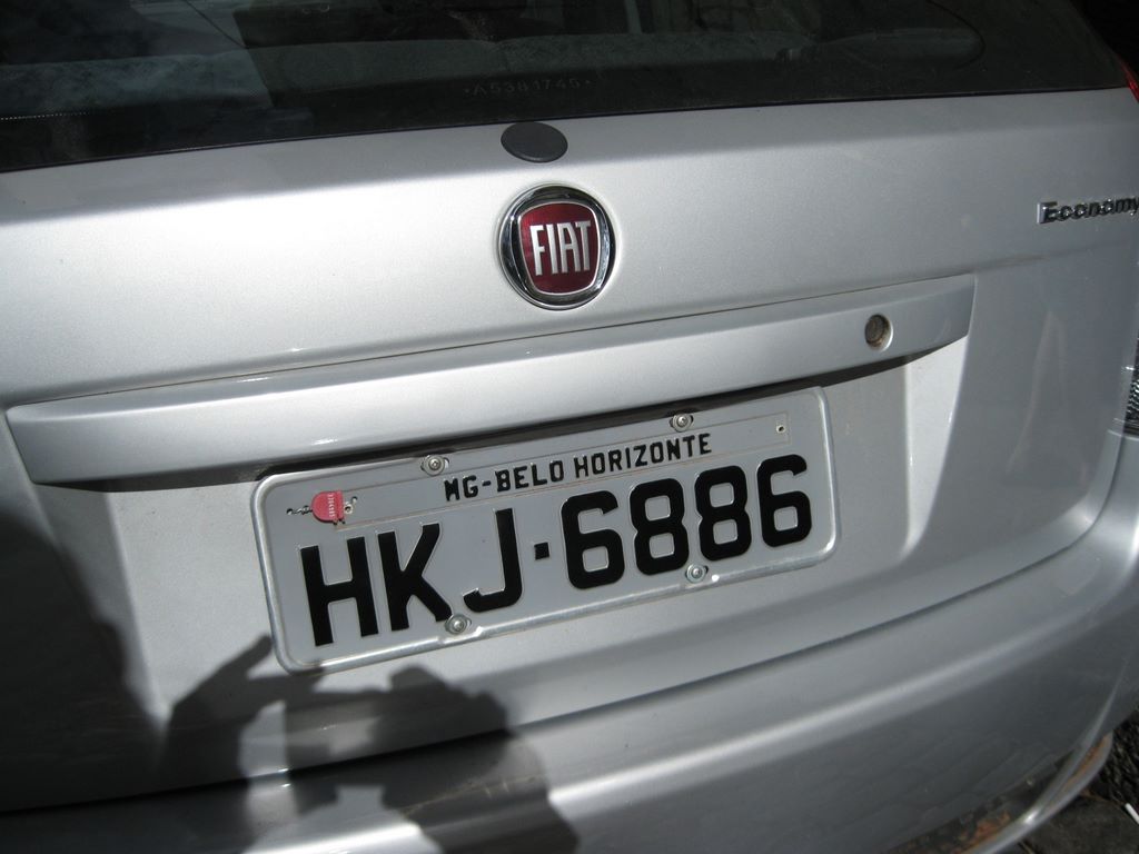 Belo Horizonte License Plate HKJ-6886