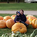 Sherri and Jared with the Great Pumpkin