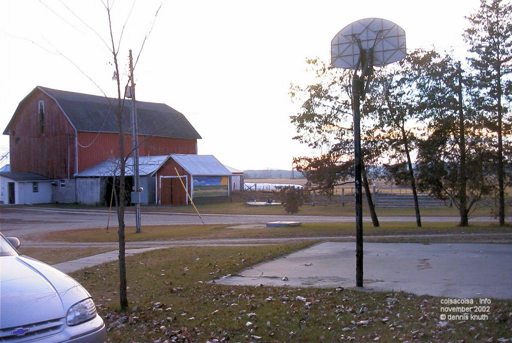 Basketball court on Thanksgiving Afternoon