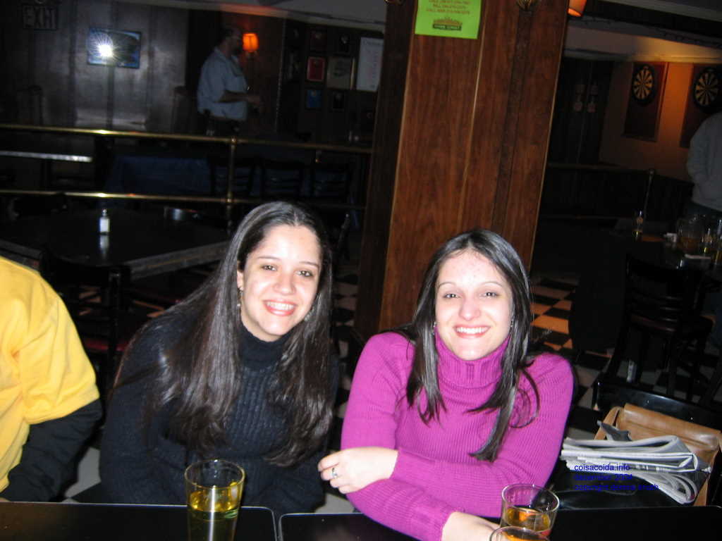 Thaissa and Thacila at the John Street Bar and Grill