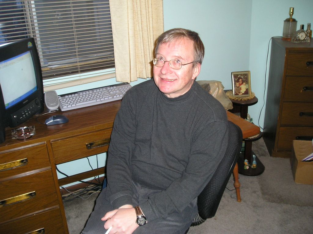 Dennis at Emogene's Apartment 2004
