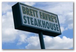 Favre's steakhouse sign