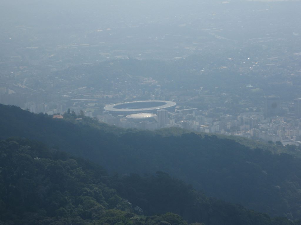 Maracanã Soccer Stadium as seen from Corcovado