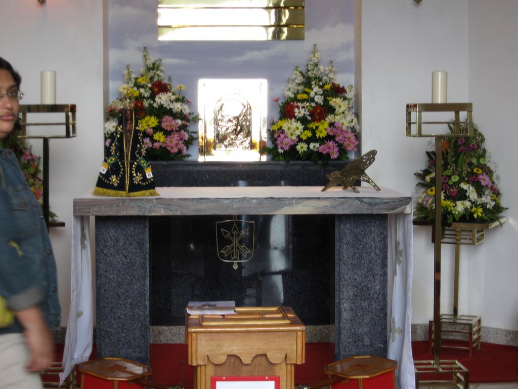 Corcovado Altar in the sanctuary