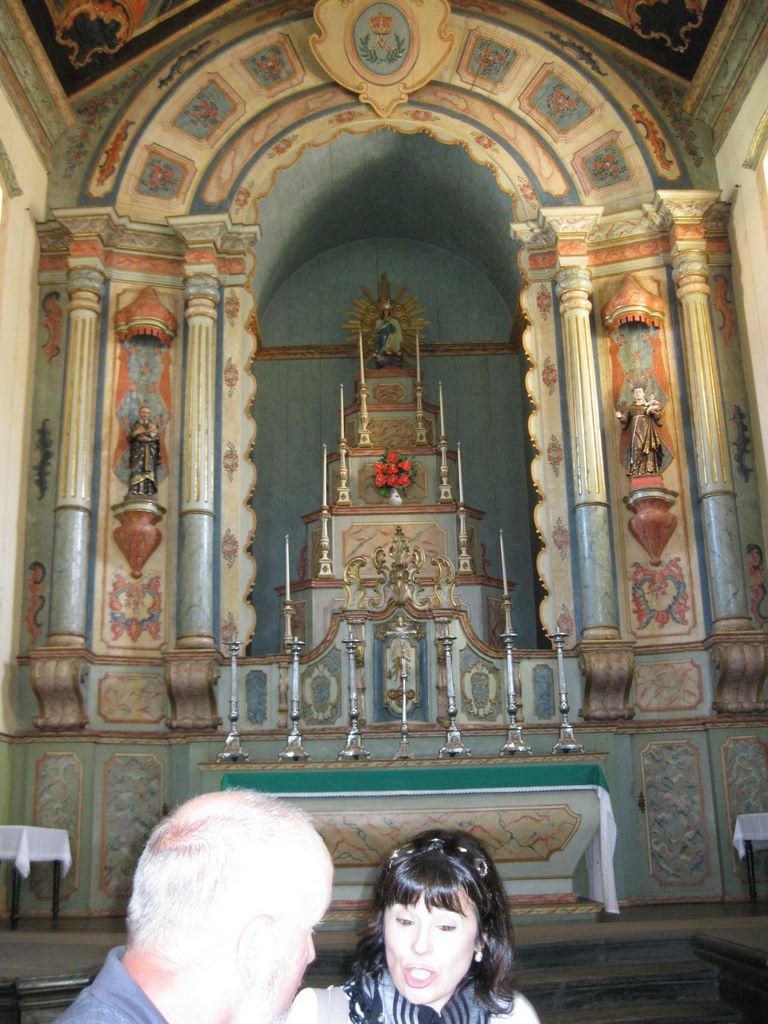 Church Altar with Gary and Ines in the way