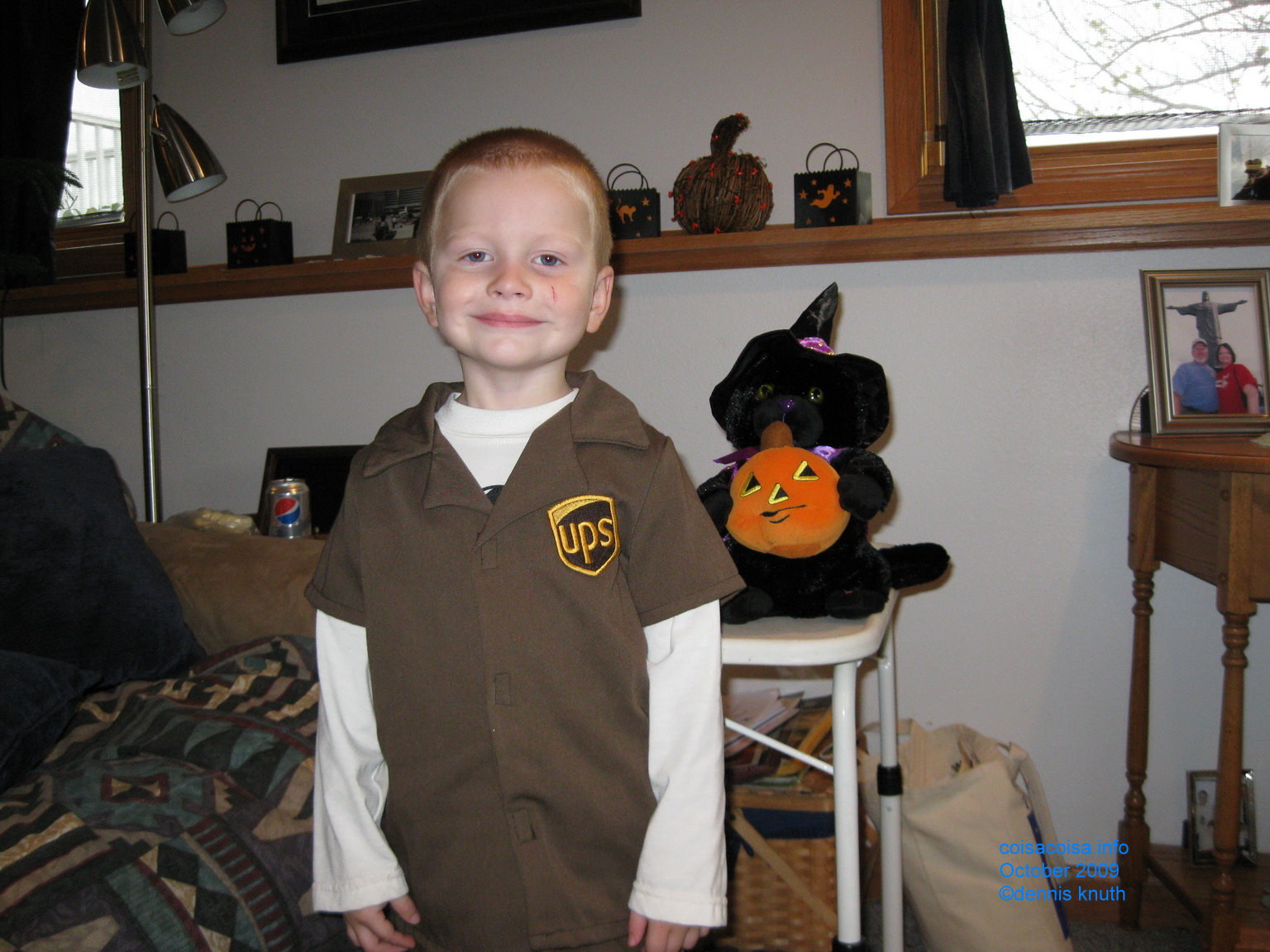 Jared as Halloween UPS Driver 2