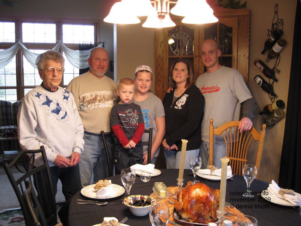Thanksgiving at the Saxes 2009
