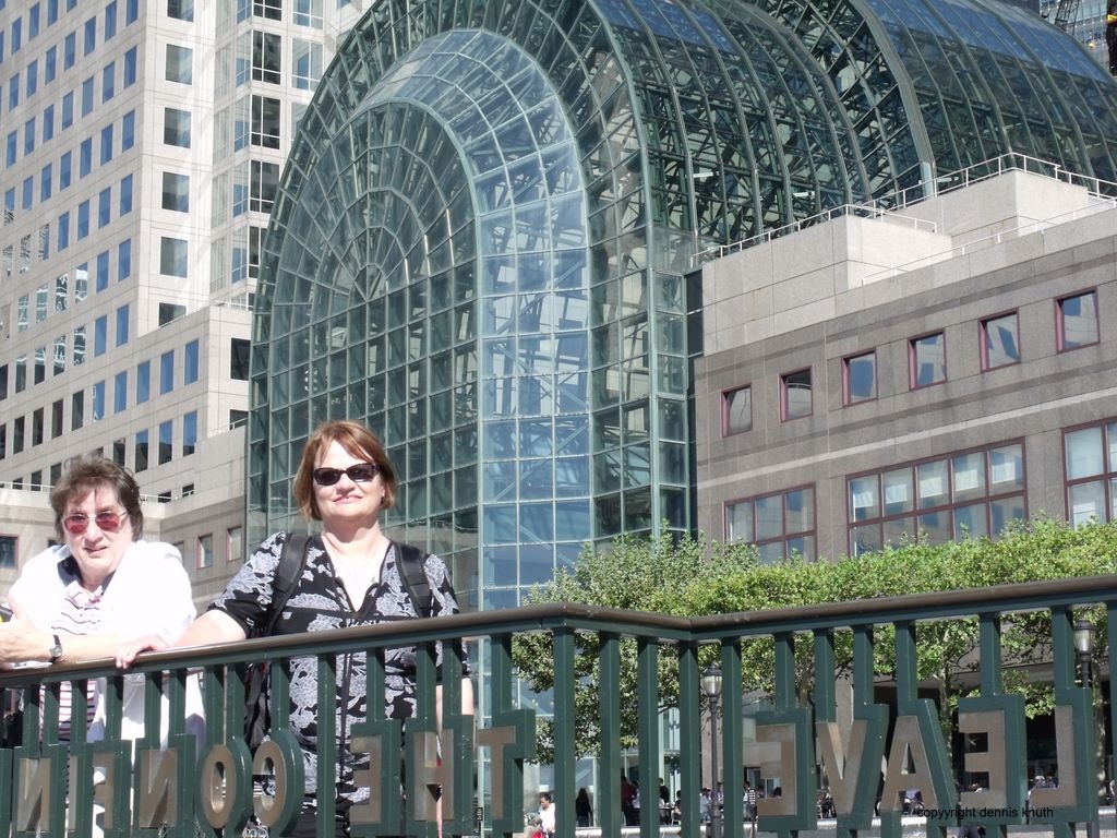 Sherri and Sally at the World Financial Center