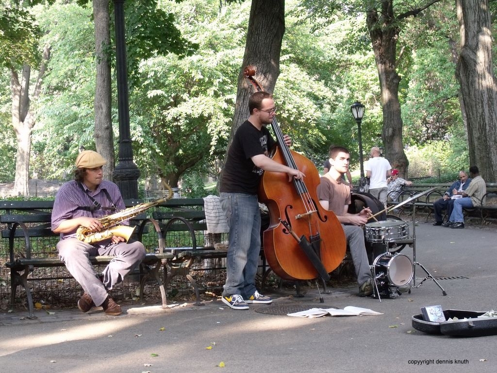 Jazz in Central Park on the last vacation day