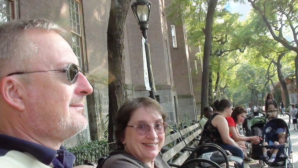 Sally and Dennis Knuth at the Central Park Zoo