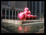 Giant Christmas Ball Ornaments in New York