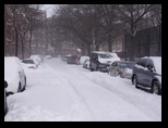 Snow block streets for days and up to a month in New York city