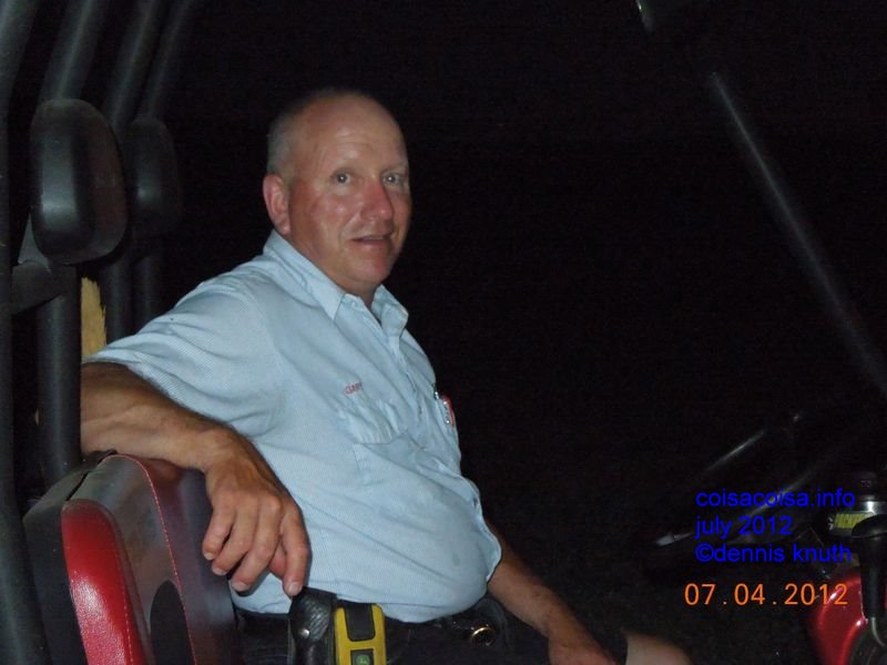 Gary on his Ranger July 4 2012