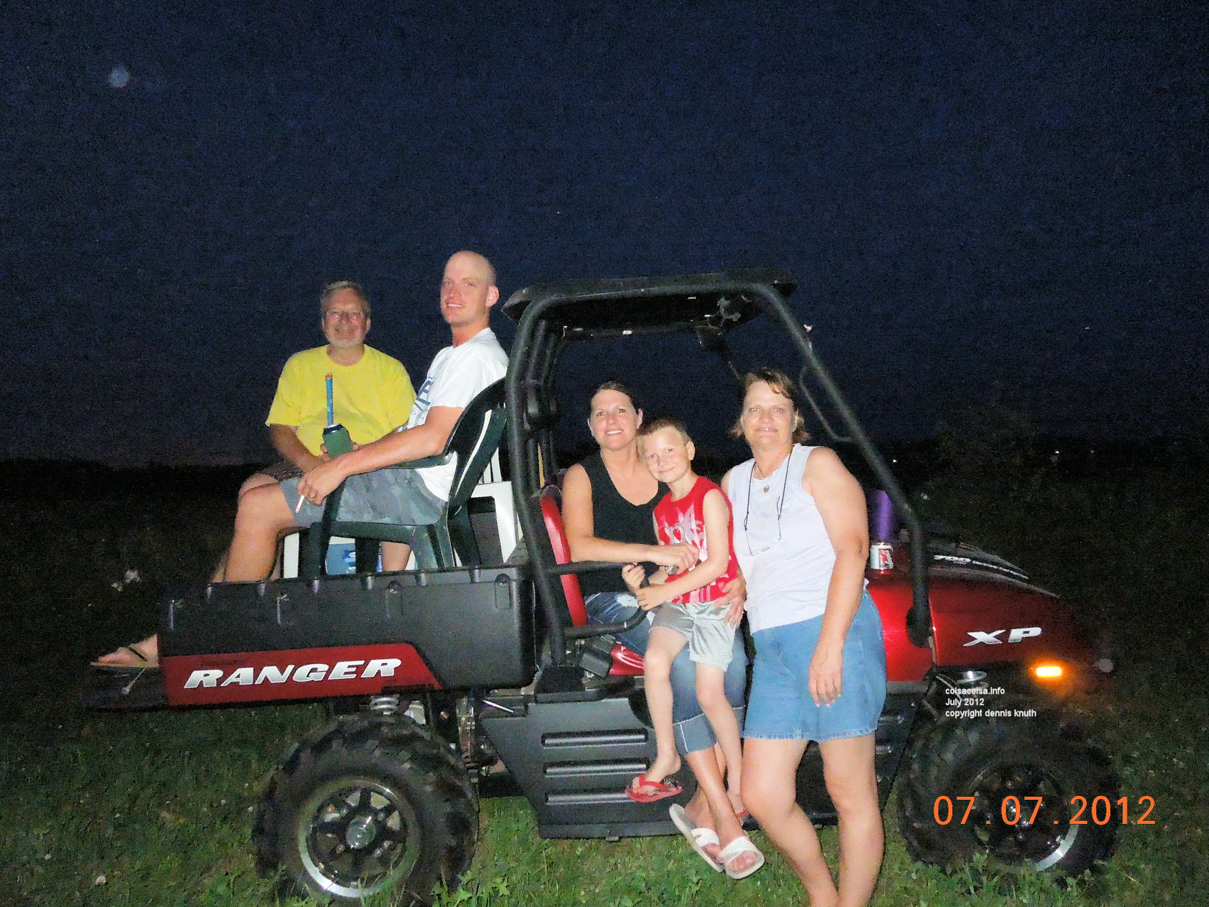 Ranger Riding at Night on July 7