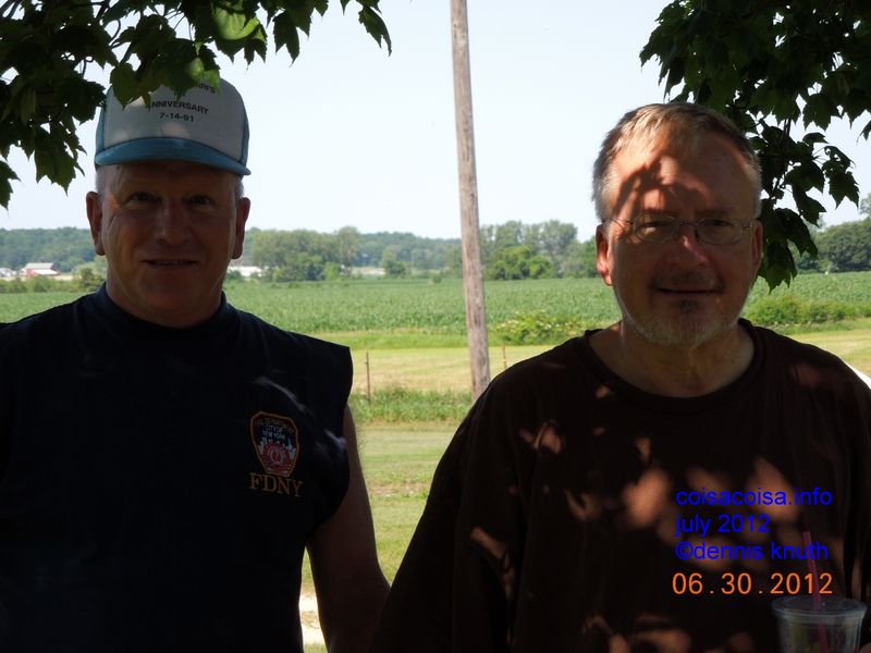 Dennis Knuth and Gary in the Shade on June30, 2012