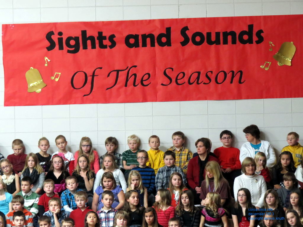 Sights and Sounds of the Season at Arkansaw Elementary 2013