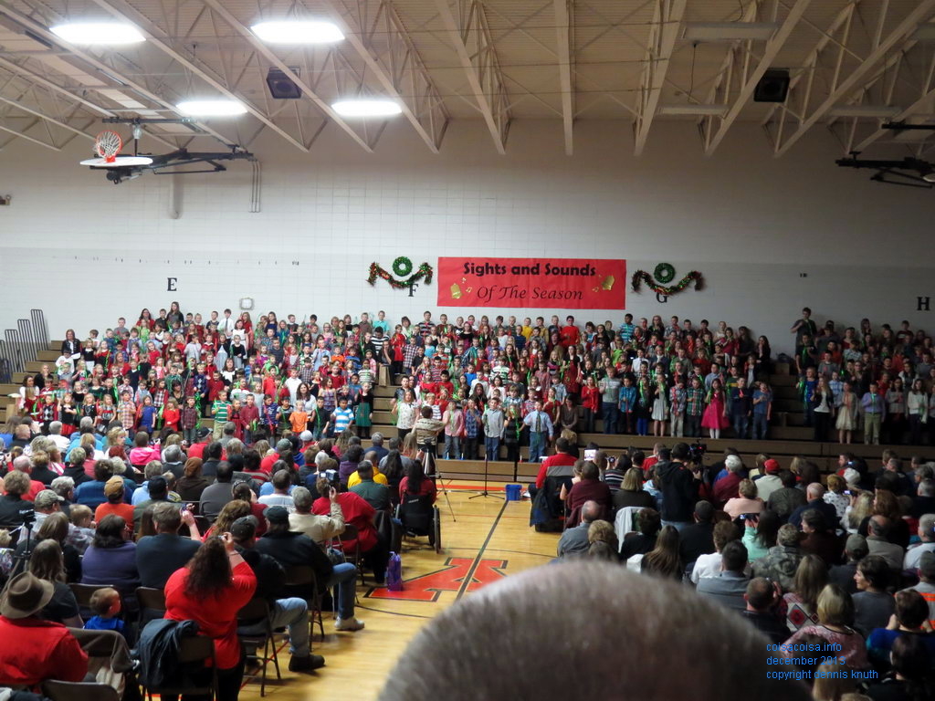 Siights and sounds of the Season at Arkansaw elementary school