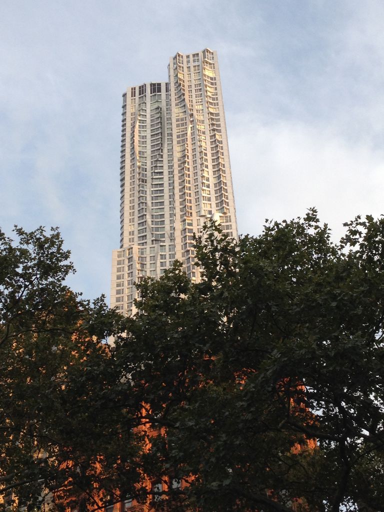 Twisting architecture in downtown Manhattan