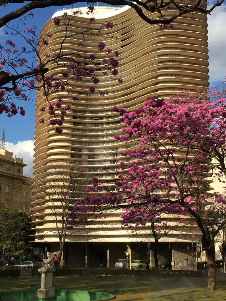 Oscar Niemeyer building in Belo Horizone