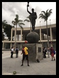 Soccer juggler at Maracanã Stadium